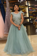 Mesmerizing Long Indo Western Dress