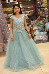 Mesmerizing Long Indo Western Dress