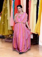 Coral Sunset Indo Western Dress