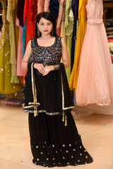 Elegant Black Festive Salwar Suit