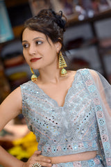 Graceful Lavender Lehenga