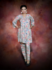 Ivory Petal Fusion Dress