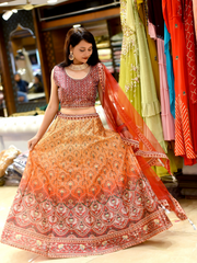 Lavish Maroon Lehenga