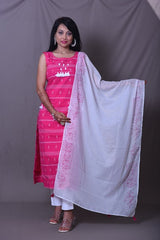 Pink Kurta with salwar and dupatta