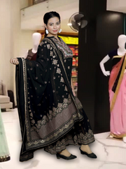 Onyx Opulence Salwar Suit with Patiala